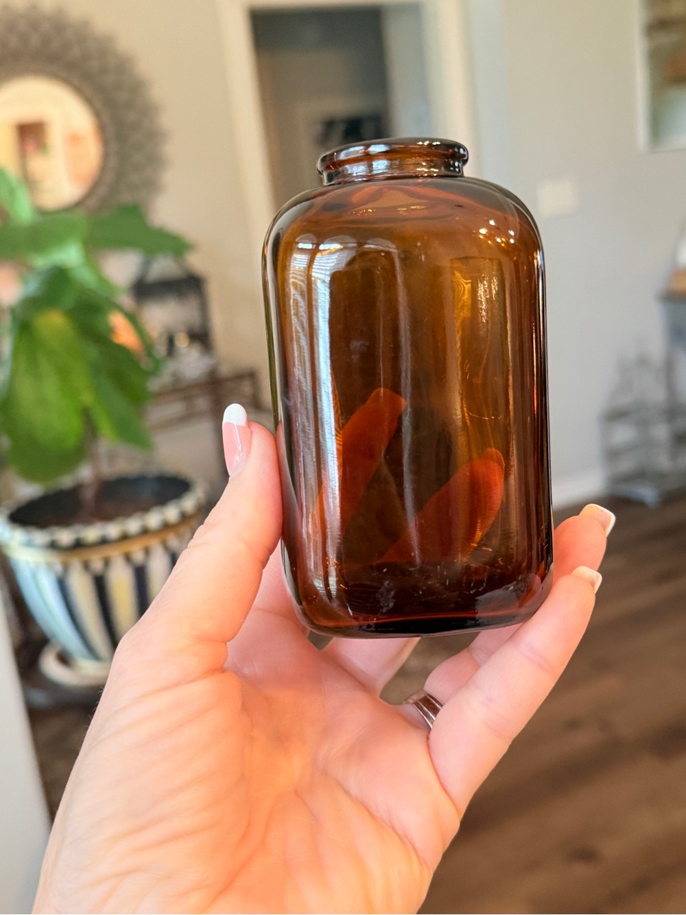 Antique 150-year-old amber snuff bottle - Picture 10 of 13